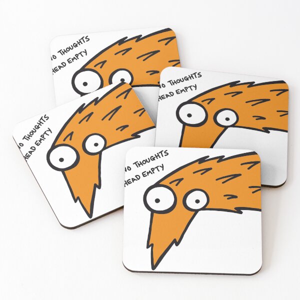 Item preview, Worm on a String "No Thoughts, Head Empty" (Orange)  designed and sold by pichosaur.