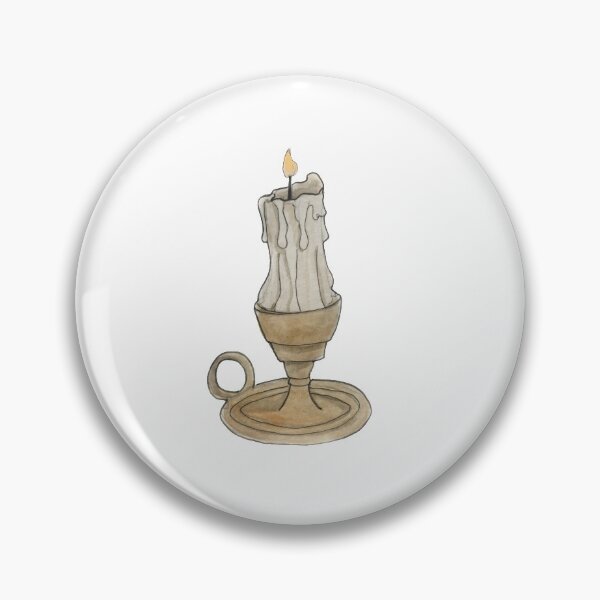 Item preview, Golden Candle Holder Illustration in Watercolor designed and sold by Regan Ralston.