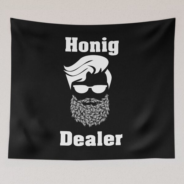 Item preview, Beekeeper, honey dealer with bees beard designed and sold by Shirt-Scheune.