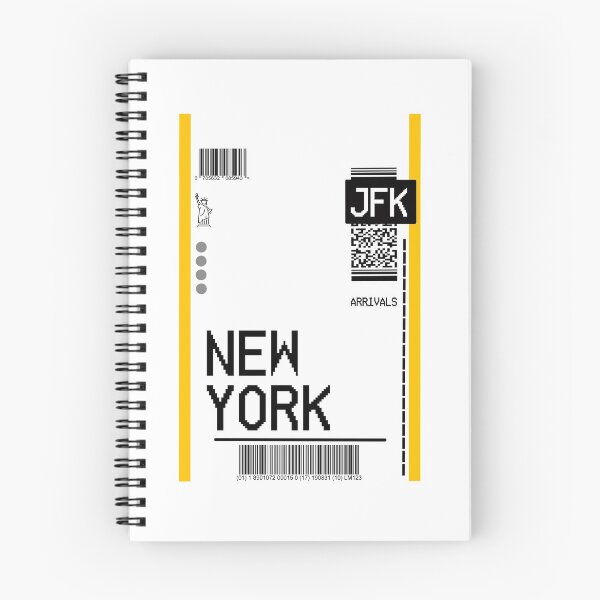 Item preview, NEW YORK PLANE TICKET AIRPORT TAG designed and sold by Glossypop.