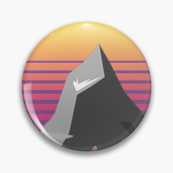 Item preview, retro Japanese mountain waves   designed and sold by M-Farouk.