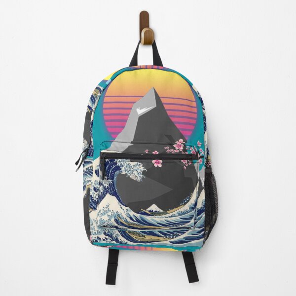 Item preview, retro Japanese mountain waves   designed and sold by M-Farouk.