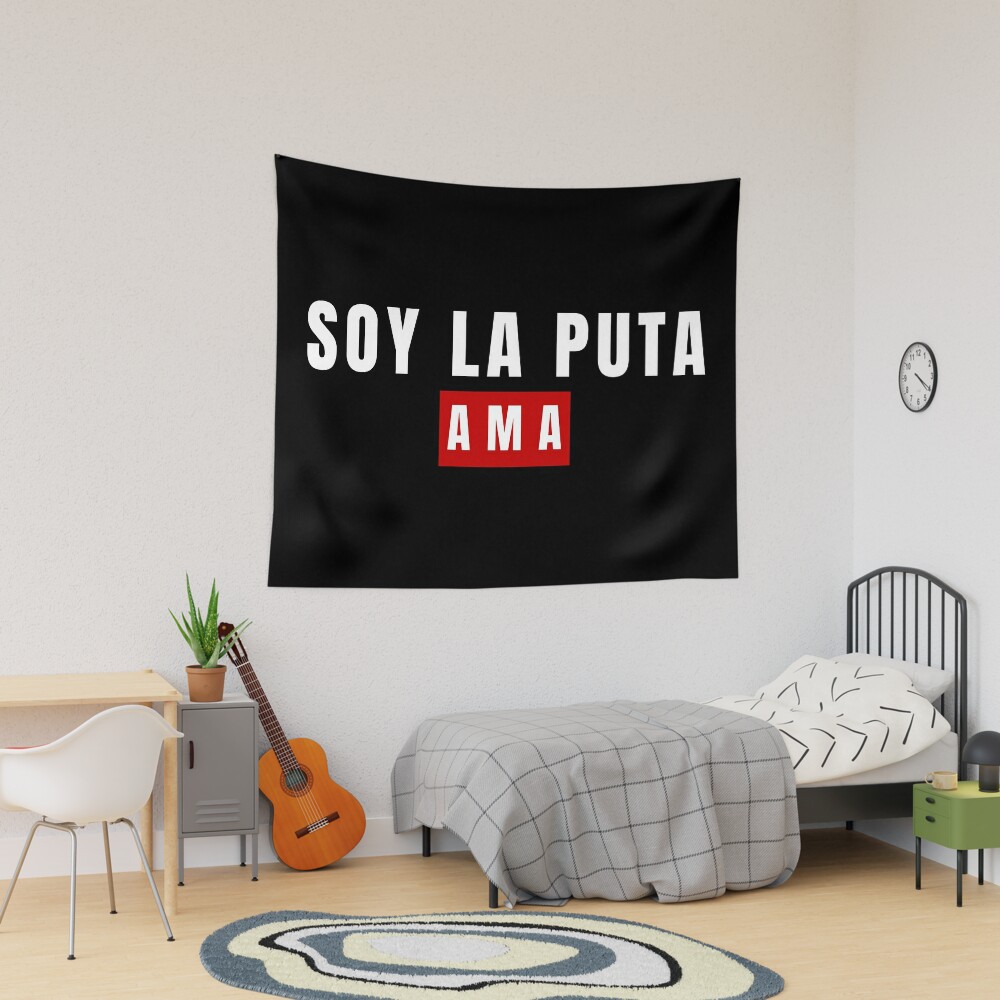 Póster for Sale con la obra «La casa de papel - Nairobi - Soy la puta ama»  de KauzSL | Redbubble