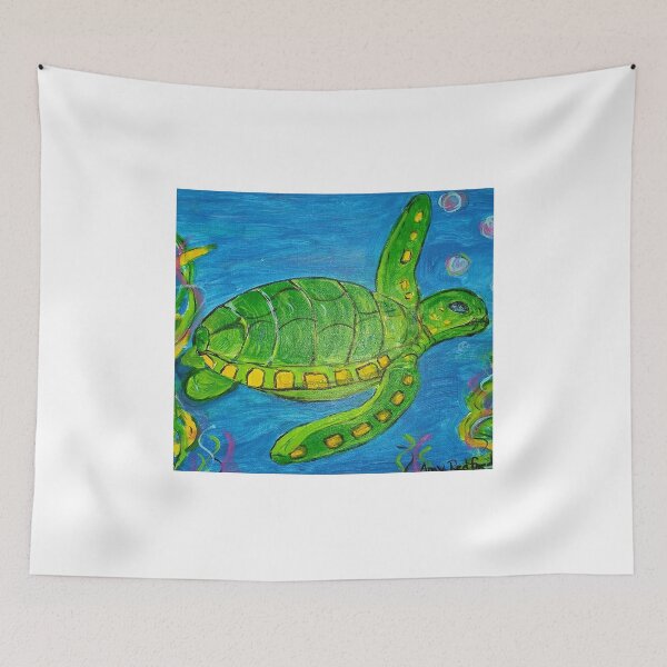 Artikelvorschau, Die schwimmende Schildkröte entworfen und verkauft von amyredfordart.