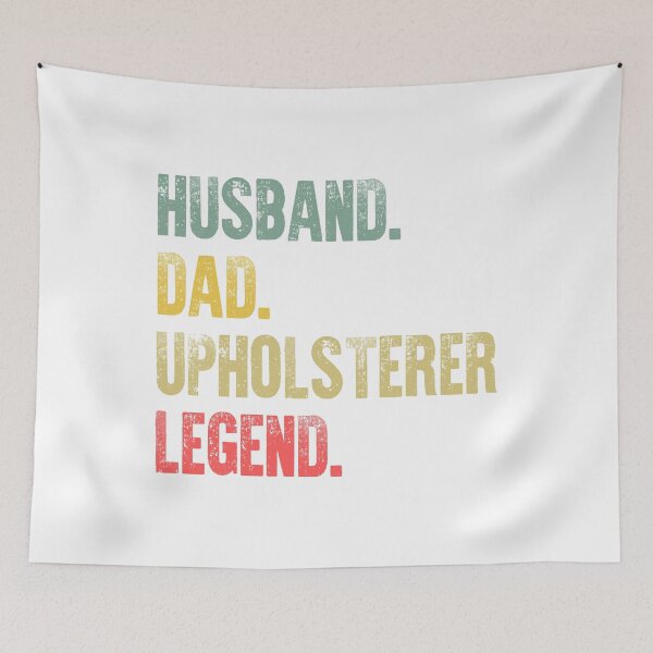 Item preview, Funny Men Vintage T Shirt Husband Dad Upholsterer Legend Retro designed and sold by Bendthetrend.