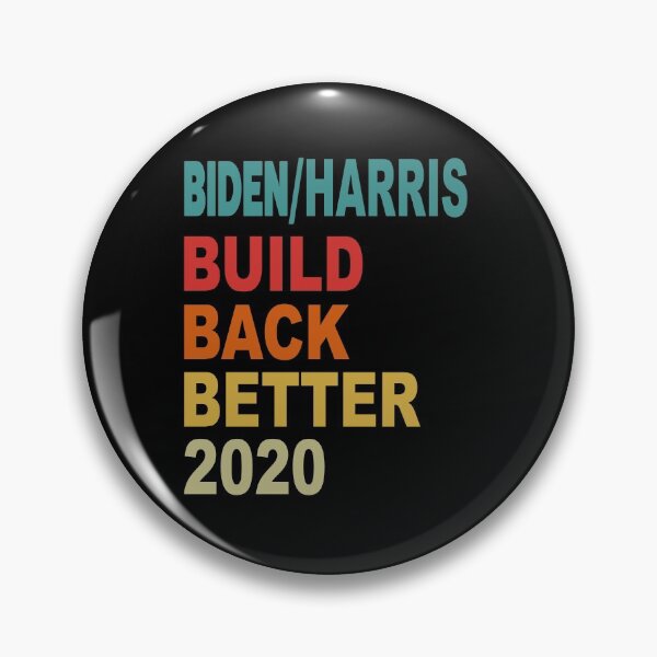 Item preview, Retro Build Back Better Biden/Harris 2020 designed and sold by Statement-Teez.