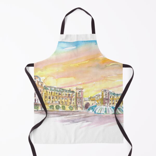 Item preview, Munich Bavaria Stachus Place At Sunset  designed and sold by artshop77.