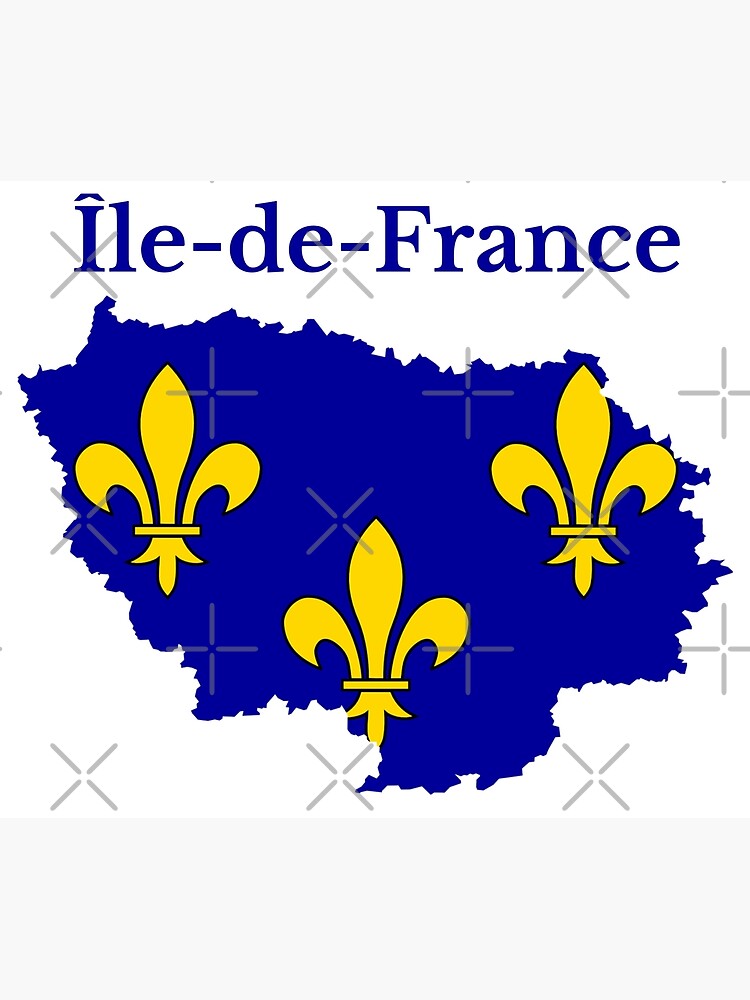 Poster carte drapeau france 