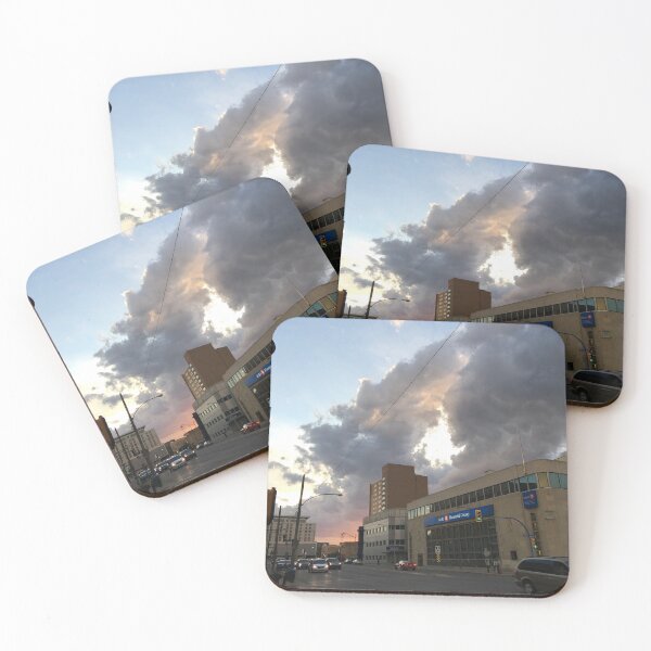 Item preview, A Sunset in Downtown Saskatoon Saskatchewan a Small City in Canada designed and sold by Zandria Kajewski.