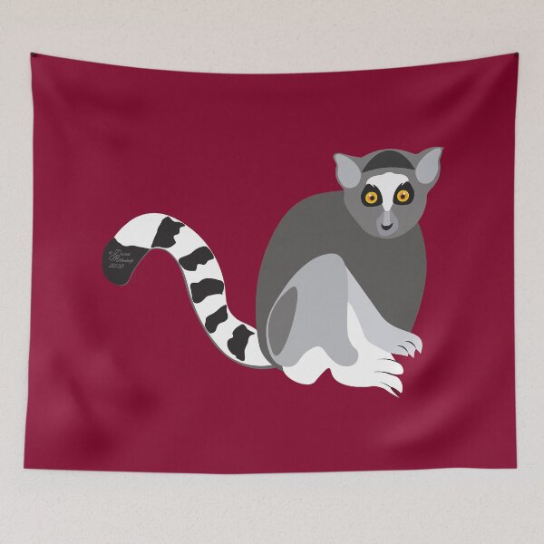 Item preview, Lemur stickers designed and sold by DAM Creative ⭐⭐⭐⭐⭐.