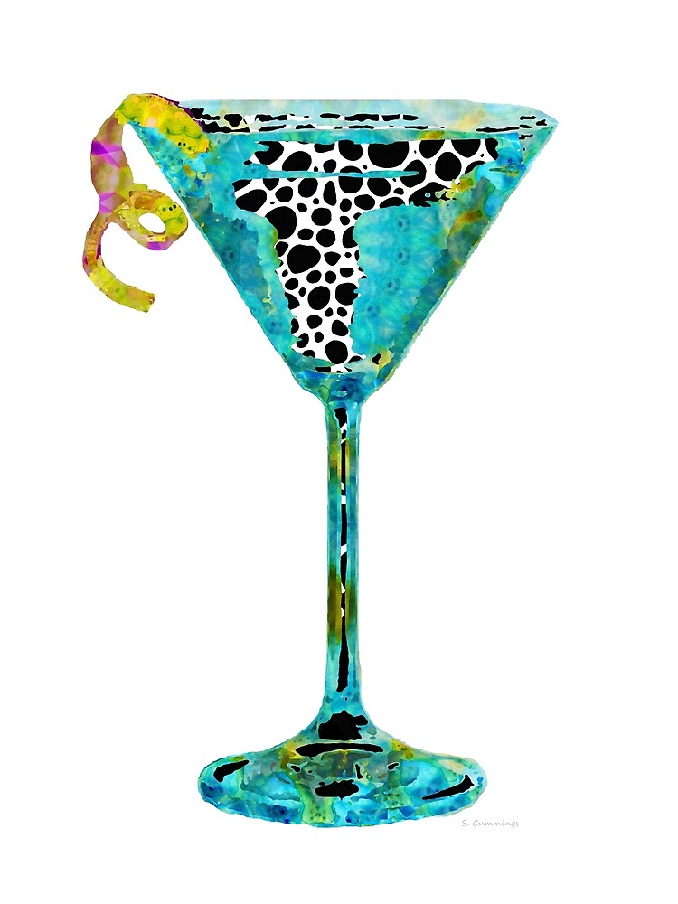 Funky Martini Glass 