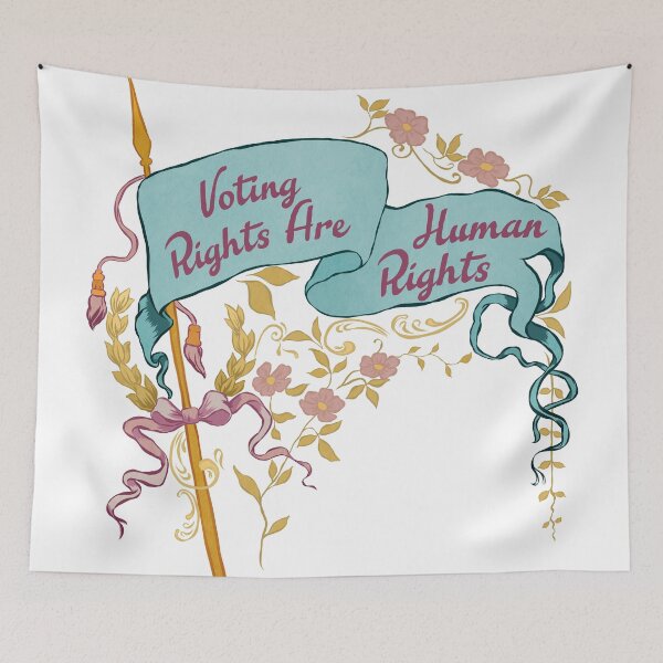 Item preview, Voting Rights Are Human Rights designed and sold by fabfeminist.