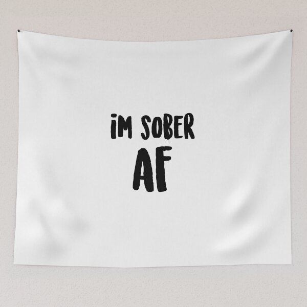 Item preview, I'm Sober AF - White Lie Party designed and sold by ArqDezines.