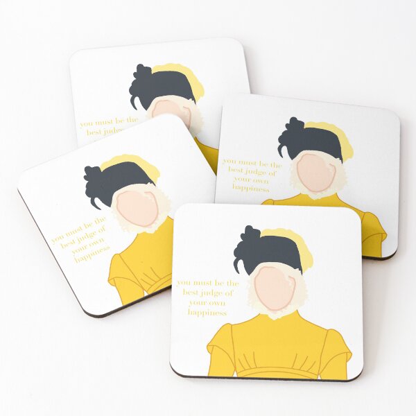 Item preview, Emma Woodhouse Outline Portrait with Quote from Emma. (2020) designed and sold by Mayme.