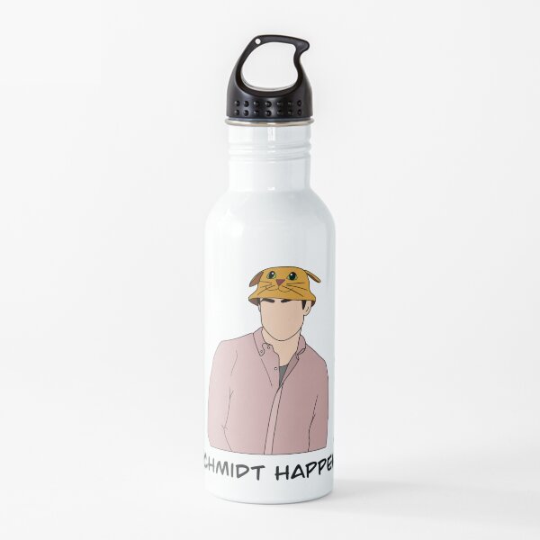 Schmidt Happens - Yellow Cat Bucket Hat Water Bottle