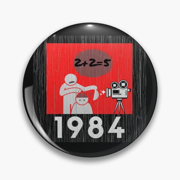 Item preview, 1984 2+2=5 George Orwell Book Inspired Dystopian Brainwashing Design designed and sold by ravixxdesigns.
