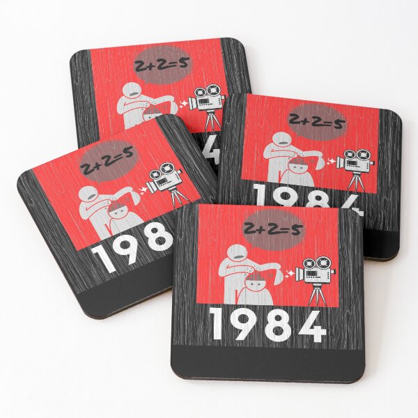Item preview, 1984 2+2=5 George Orwell Book Inspired Dystopian Brainwashing Design designed and sold by ravixxdesigns.
