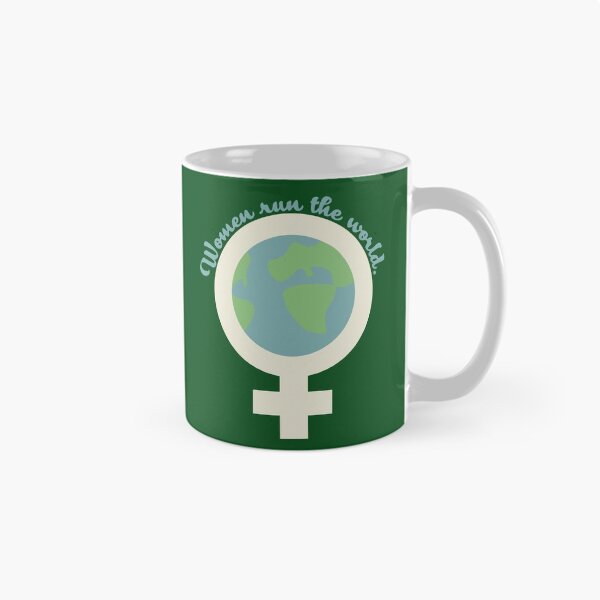 Aperçu de l'œuvre Les femmes féministes dirigent le monde créée et vendue par candhdesigns.