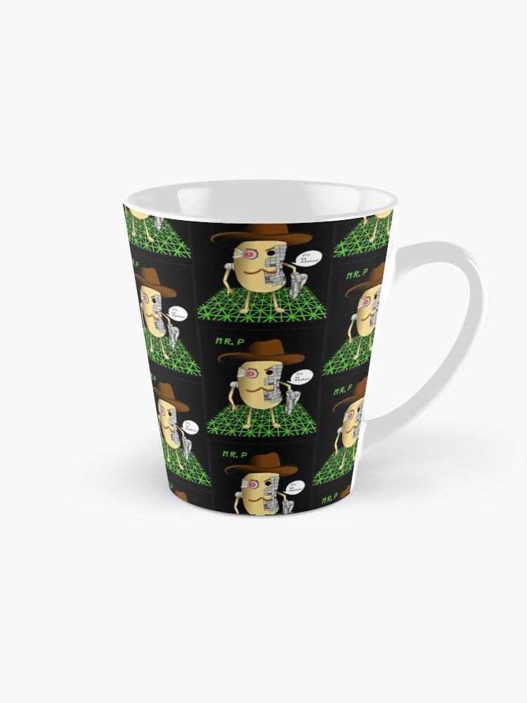 Mr P Piggy Roblox Funny Gift Mug By Freedomcrew Redbubble - tall roblox character