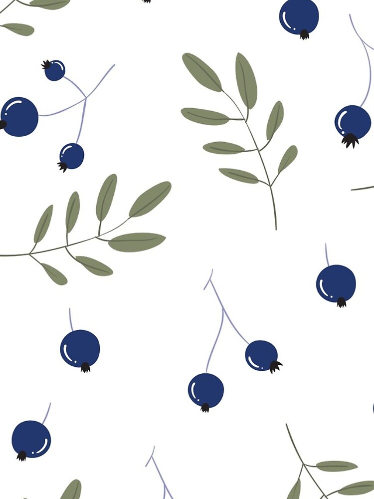 Thumbnail 4 of 4, iPhone Case, Blueberries designed and sold by MaskForTask.