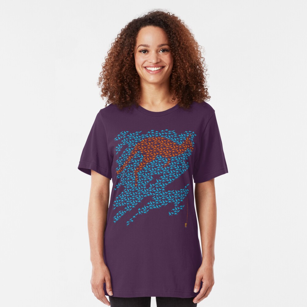 Kangaroo mosaic Slim Fit T-Shirt