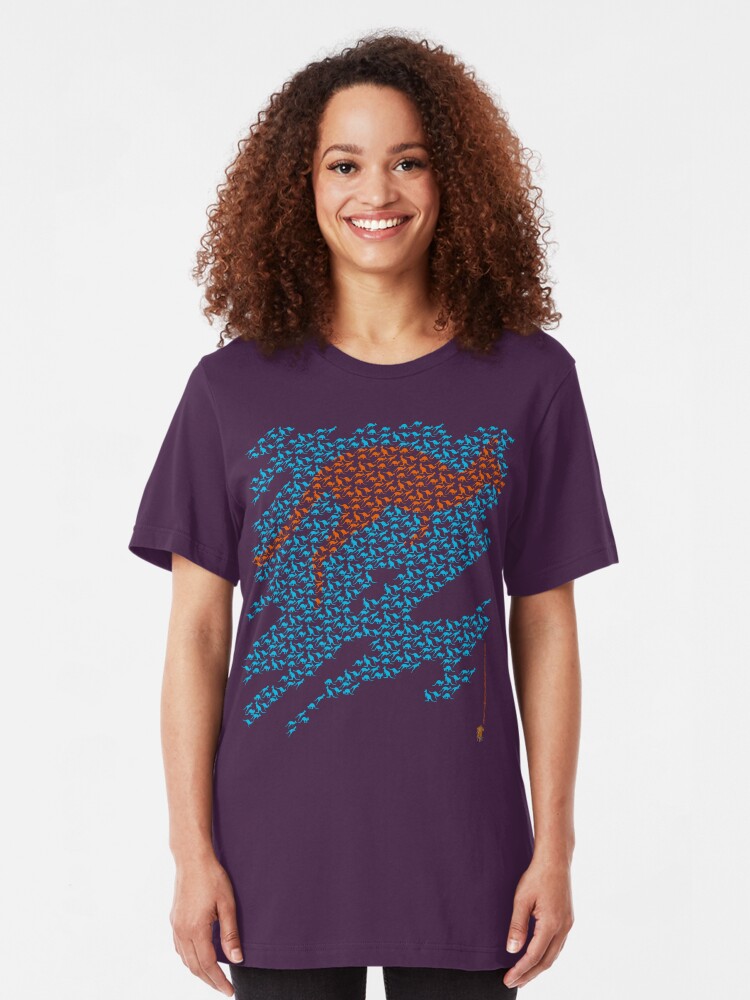Alternate view of Kangaroo mosaic Slim Fit T-Shirt