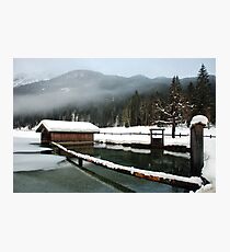 4 times H2O (water,snow,ice and mist) Photographic Print