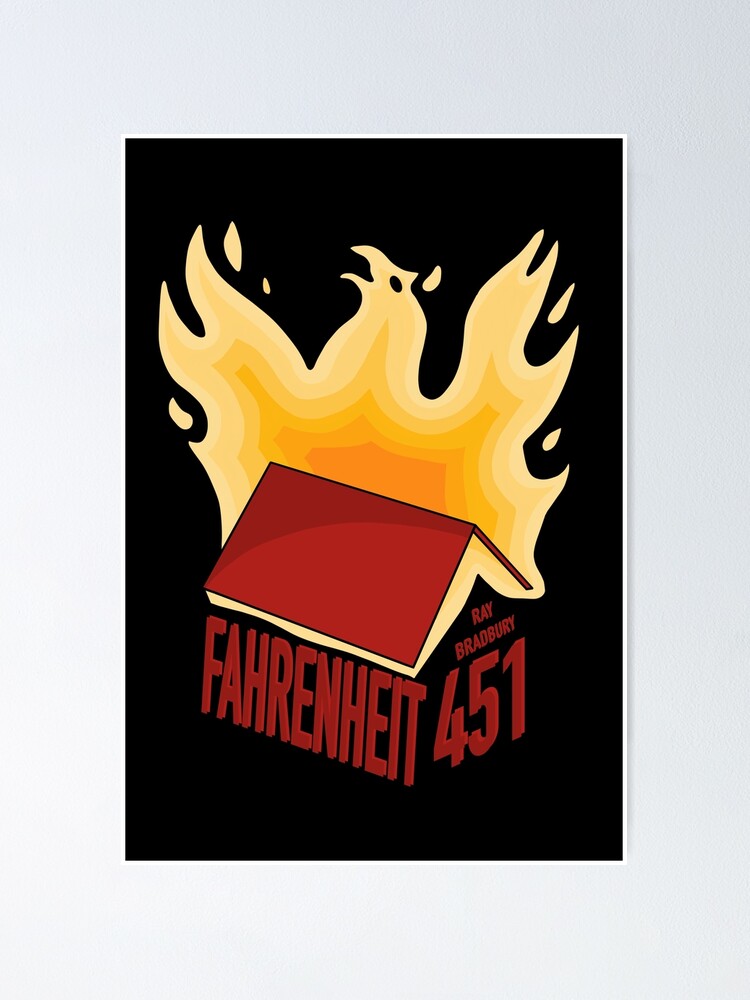 Póster for Sale con la obra «Fahrenheit 451» de daniellemeliny