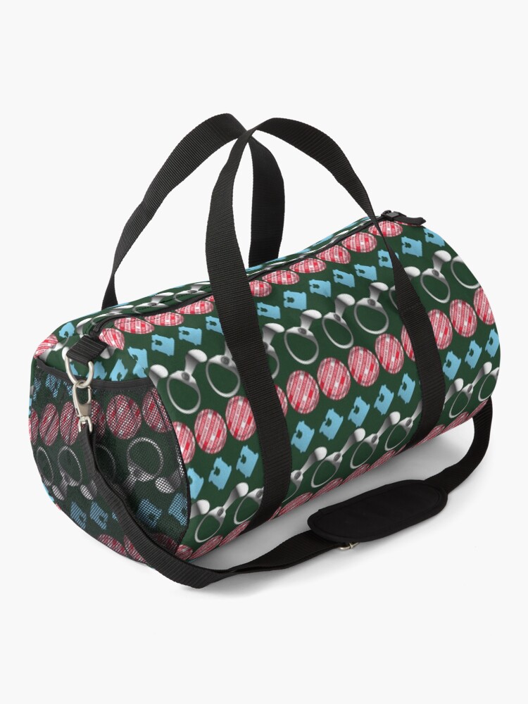 Alternate view of NDVH Retro-Litter Stripes Duffle Bag