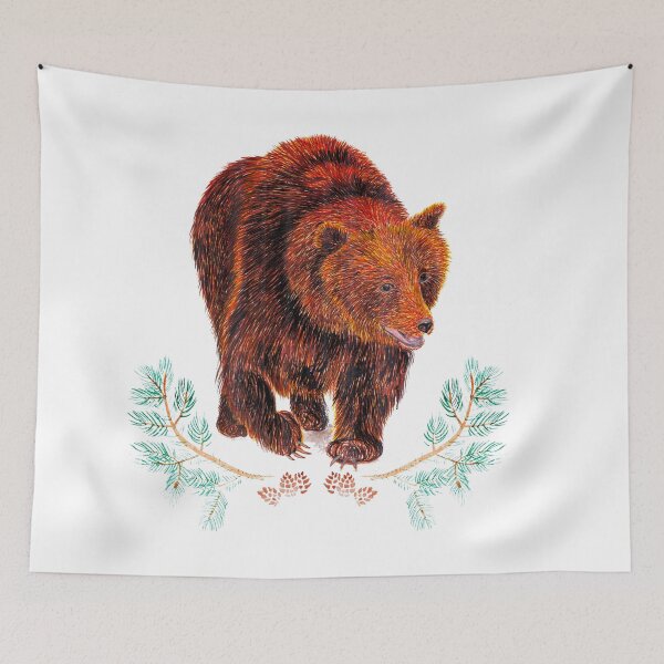 Item preview, Bear watercolor designed and sold by Pretzel-G92.