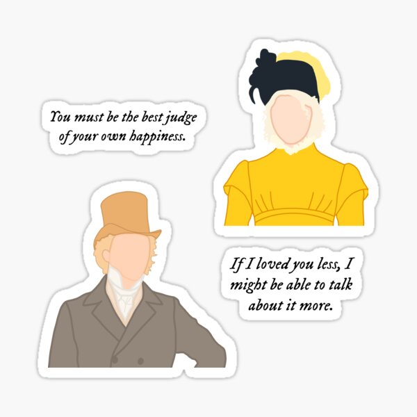 Artikel-Vorschau von Emma Woodhouse & Mr. Knightley von Emma Stickerpack, designt und verkauft von Mayme.