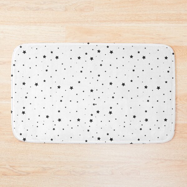 Item preview, Black and white cute star print designed and sold by bubblediva.