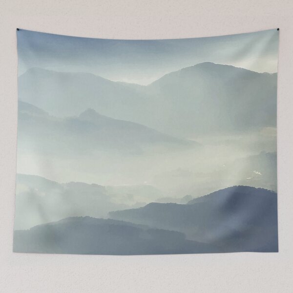 Item preview, Calming Misty Mountains designed and sold by PlanetPrints.