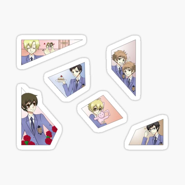 Ouran Highschool Sticker Pack Sticker