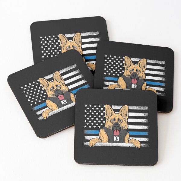 Item preview, Police Service Dog K9 German Shepherd Dog Police Officer designed and sold by Captain Mood.