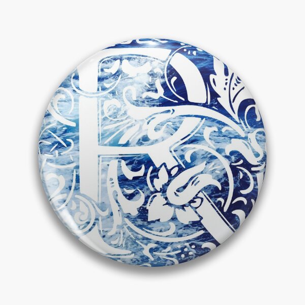Item preview, The Letter R Ocean Waves  designed and sold by yacine12353.