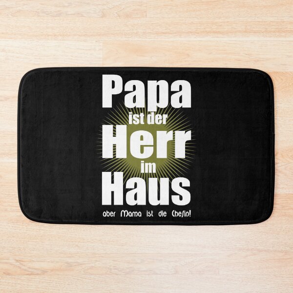 Item preview, Mama boss - Papa master in the house designed and sold by Shirt-Scheune.