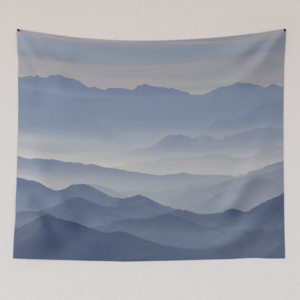 Item preview, Pale Evening Mist over the Mountains designed and sold by PlanetPrints.