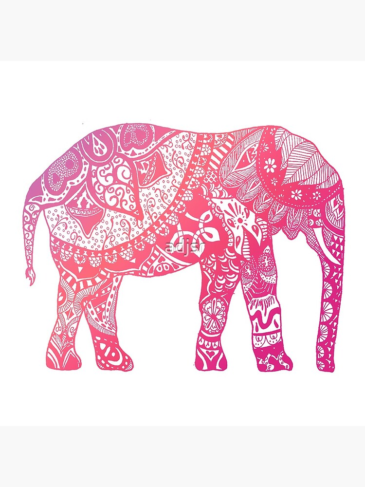 Light Pink Elephant by adjsr