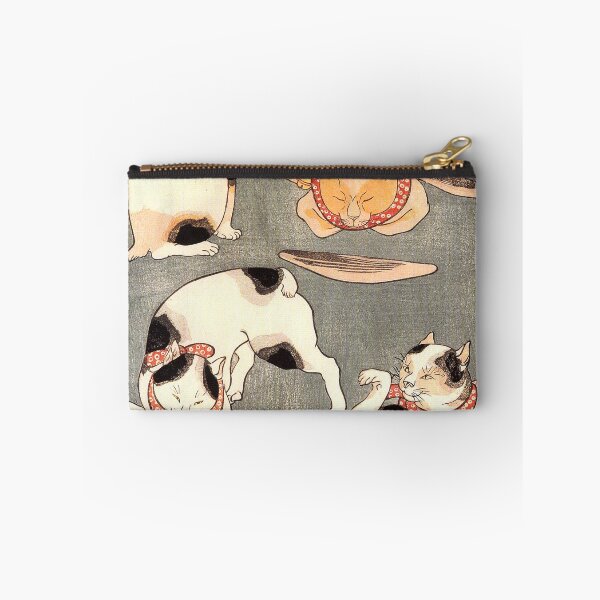 Item preview, Japanese Tattoo Flash Woodblock Print Cats designed and sold by Epitome Girl.