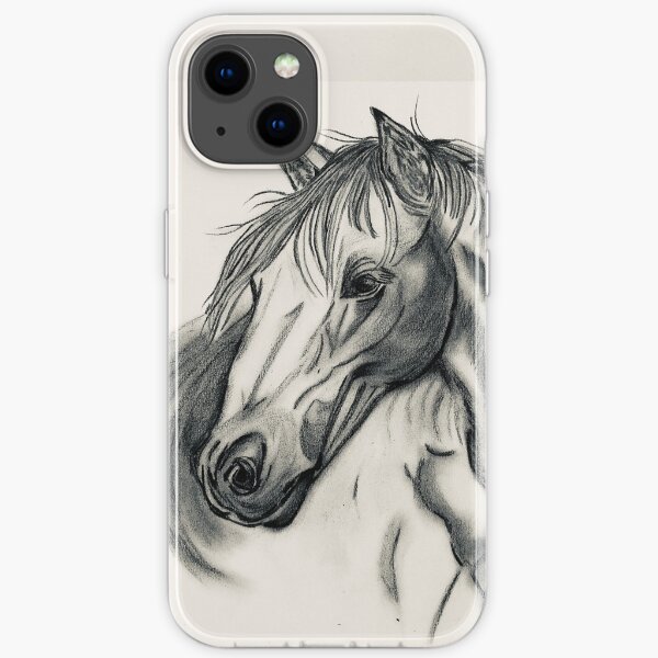 Beauty in Carcoal iPhone Soft Case