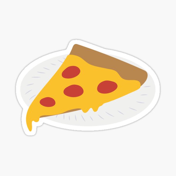 Slice Of Pizza Stickers Redbubble - roblox pizza greek