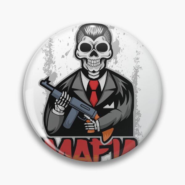 Item preview, mafia skull  designed and sold by Badi46.