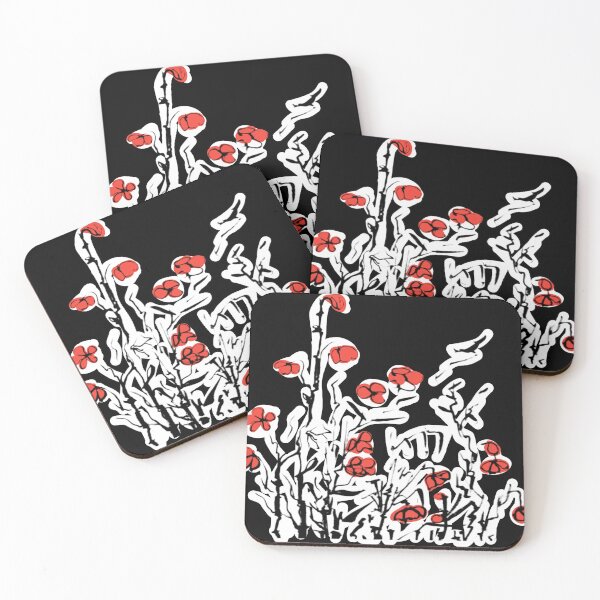 Item preview, Flowered red branches designed and sold by manuelunsui.