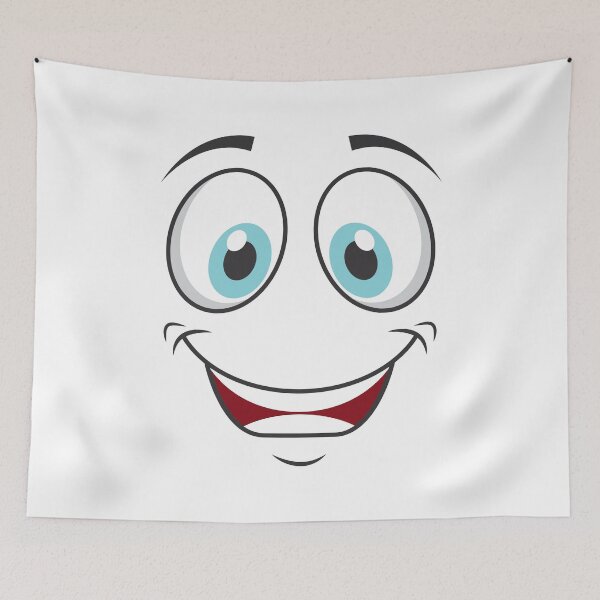Item preview, Funny Face, Smile cartoon face designed and sold by PeterSS.
