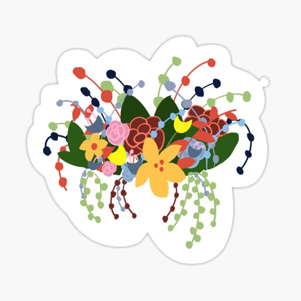 Floral Sticker