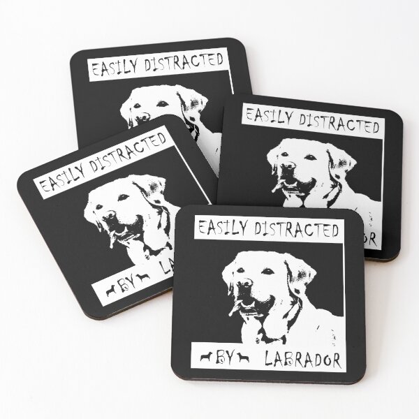 Item preview, Easily distracted by Labrador designed and sold by vidyaroul.