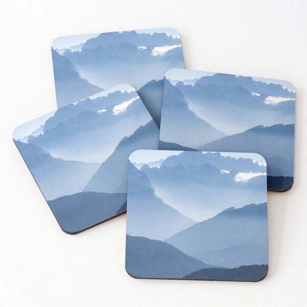 Item preview, Blue Morning Fog in the Mountains designed and sold by PlanetPrints.
