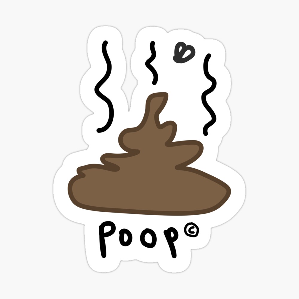 Modern Poop Design Poster By Feckbrand Redbubble - poop skin roblox