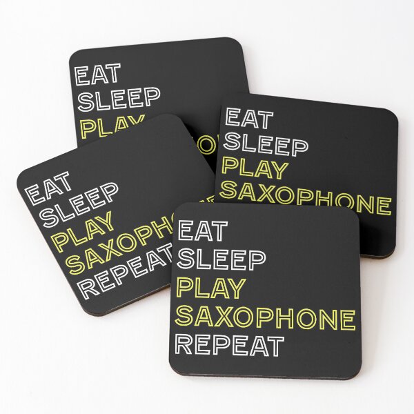 Item preview, Eat, Sleep, Play Saxophone, Repeat designed and sold by MusicTeesStore.